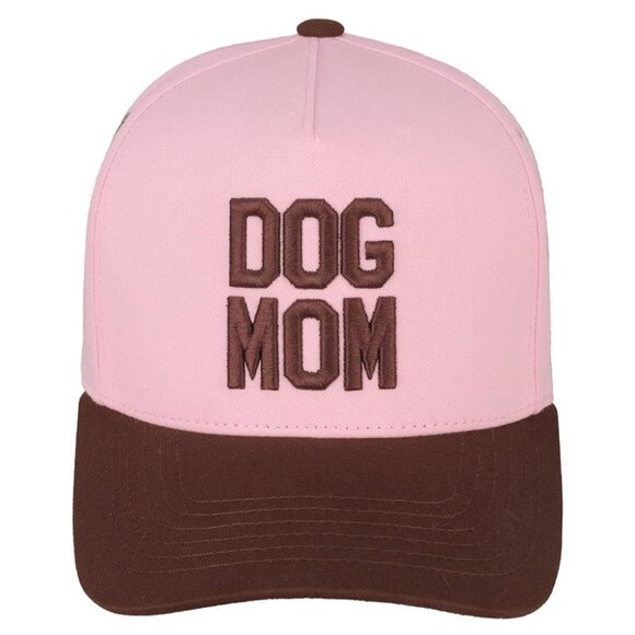 C.C Accessories - Pink & Cocoa “Dog Mom” Baseball Cap 🐾